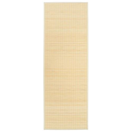 vidaXL Tapis de yoga Bambou 60 x 180 cm Naturel