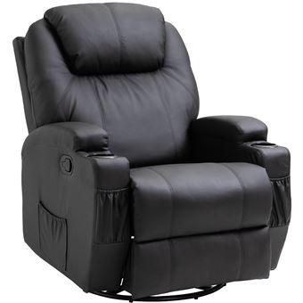 Fauteuil De Massage Relaxation électrique Chauffant Inclinable