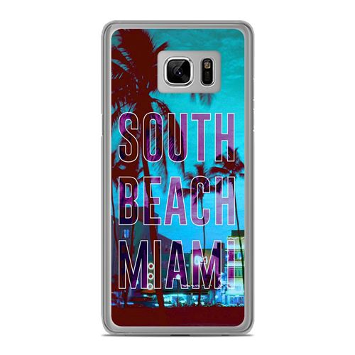 Coque en silicone Samsung Galaxy Note 6 - South beach miami