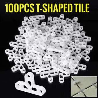 Tempsa 100pcs T Forme Clips Base Systeme Nivellement Carrelage Sol