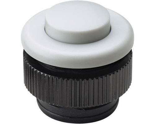 Grothe 61032 Bell Button White 12V/1.5A Corrosion-Resistant Contacts