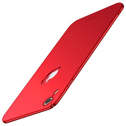Coque en TPU slim givré rigide rouge pour votre Apple iPhone XR 6.1 inch