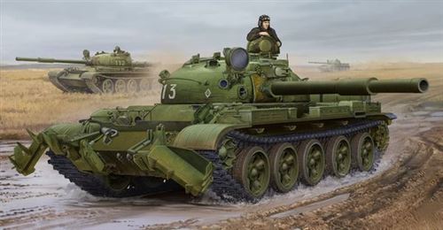 Russian T-62 Mod.1975-kmt-6 Mine Plow... - 1:35e - Trumpeter