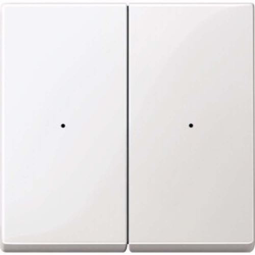Merten Meg5220–0319 bouton-poussoir de Bascule pour module 2 Gang, Blanc polaire brillant, système M