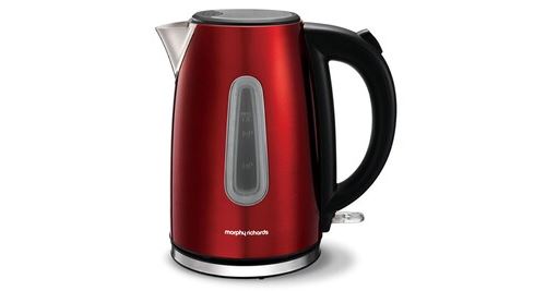 Bouilloire sans fil 1.7l 2200w rouge - M102778EE - MORPHY RICHARDS