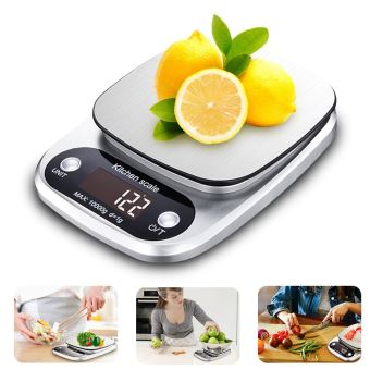 Balance numérique Balance électronique professionnelle, balance de cuisine  avec écran LCD Balance alimentaire en acier inoxydable 