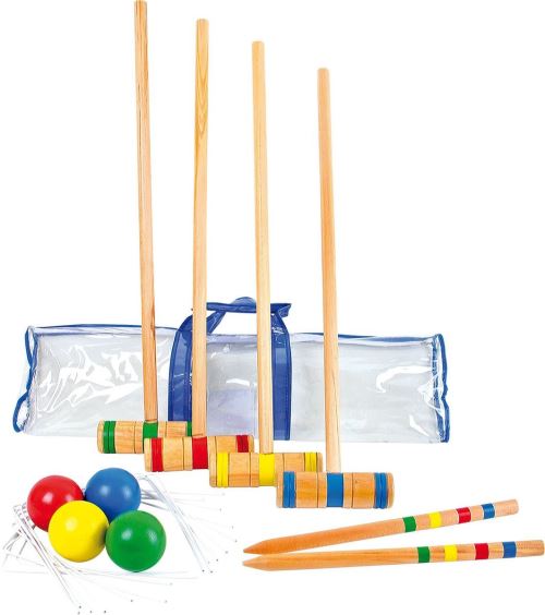Jeu de Croquet en bois 4 joueurs