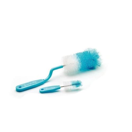Thermobaby goupillon rotatif + rince tétine bleu