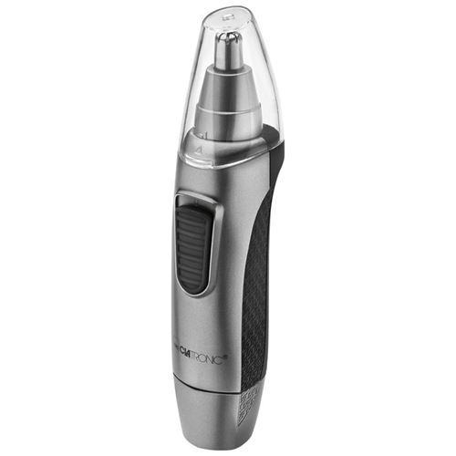Tondeuse, epilateur nez oreilles ne 3595 clatronic avec lumière - gris noir