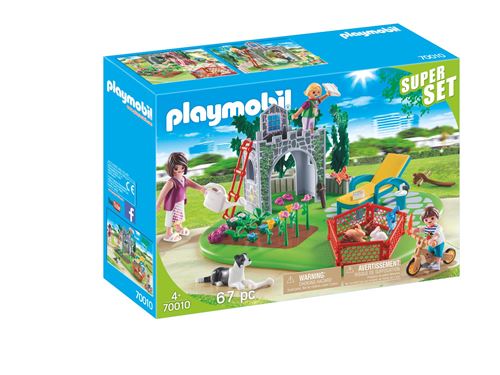 Playmobil 70010 Superset Famille et Jardin