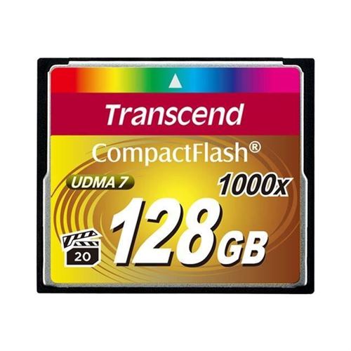 TRANSCEND CompactFlash Card 128 GB