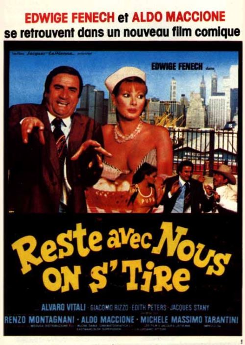 Reste Avec Nous On S'tire - AFFICHE CINEMA ORIGINALE