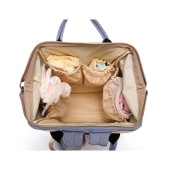 Sac A Dos Maman 55 Litres Sac Pour Ranger Les Affaires De Bebe Sac Multifonctions Etanche Et Durable Avec Poches Isothermes Pour Biberons Beige Pois Sacs A Langer Achat Prix Fnac