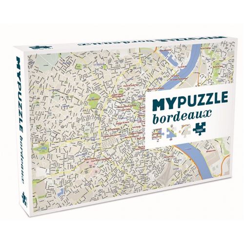 Puzzle MYPUZZLE BORDEAUX HELVETIQ Multicolore