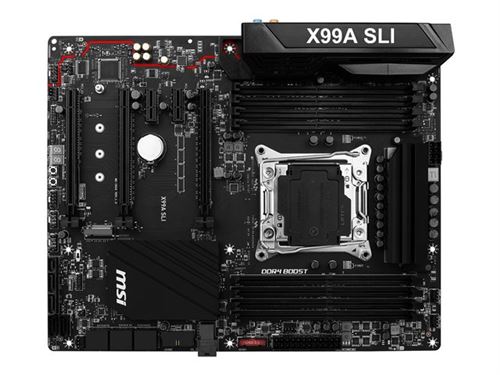 Msi X99A Sli - Carte-Mère - Atx - Socket Lga2011-V3 - X99