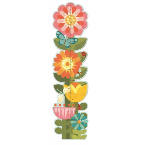 Toile petit collage : fleurs de jardin dam
