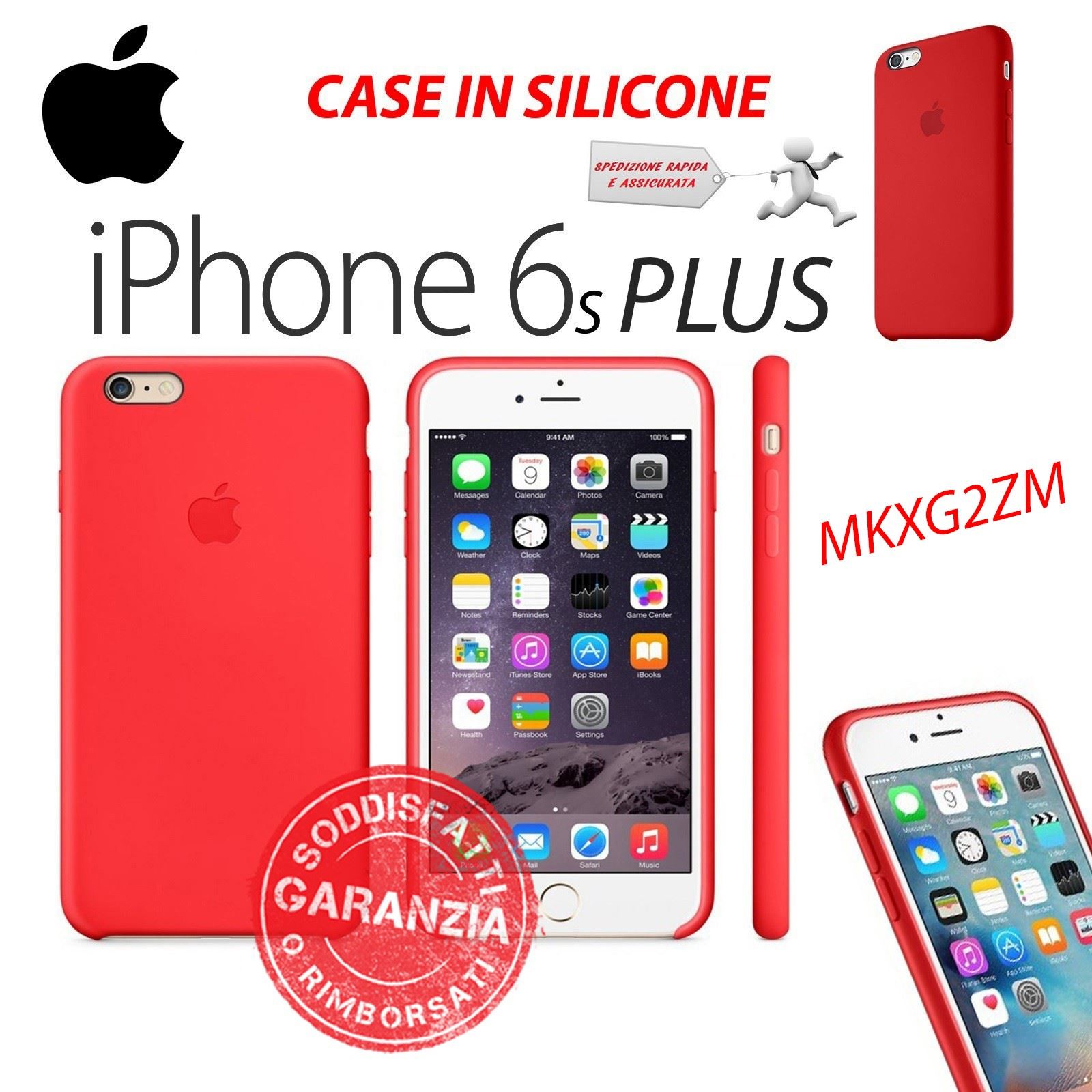 Coque Silicone IPhone 6/6s Plus – Protection Anti-choc Rouge – Neuf En Emballage