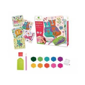Tableaux Diamants Chats Stick'N Fun