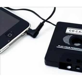 Adaptateur Cassette 3.5mm Jack AUX Voiture Audio lecteur mp3 CD iPhone sur  lecteur de cassettes audio - Cassette audio - Achat & prix