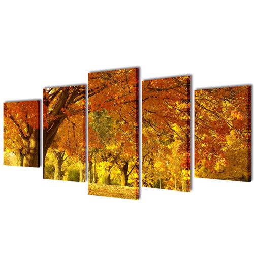 Canvasdoeken esdoorn 200 x 100 cm