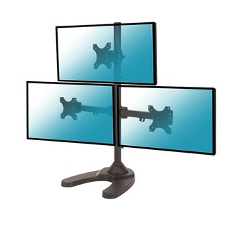 Support De Bureau Pour 3 Ecrans Pc 13 24 Supports Muraux Achat Prix Fnac