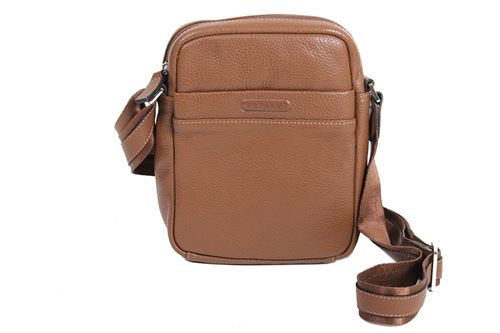 Pochette Katana Cuir de Vachette grainé K83601-Marron