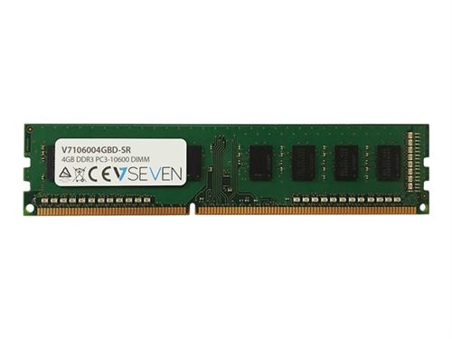 V7 - DDR3 - module - 4 GB - DIMM 240-pins - 1333 MHz / PC3-10600 - CL9 - niet-gebufferd - niet-ECC
