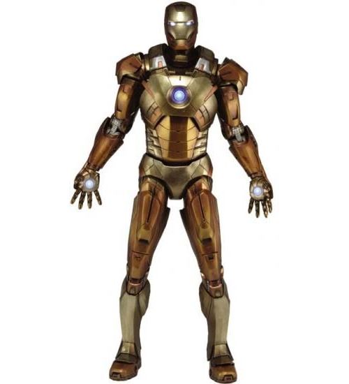 NECA Avengers - Iron Man Midas Armor - 46 cm - or, métallisé