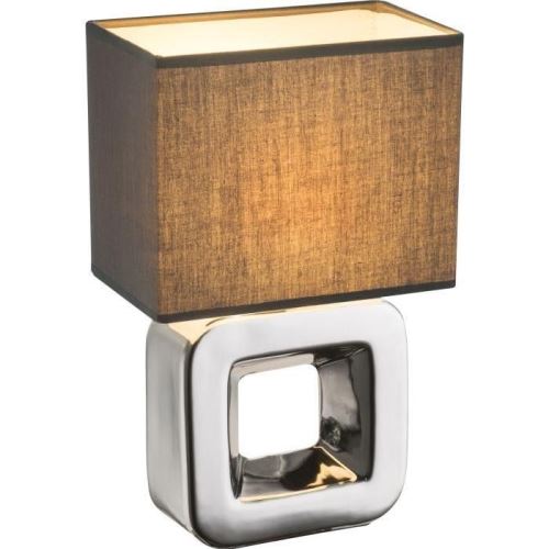 Lampe a poser en céramique 32x12x20 cm Gris
