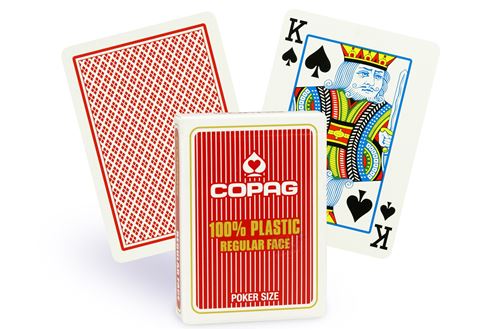 Copag Rouge Cartes Poker Regular (Rouge)