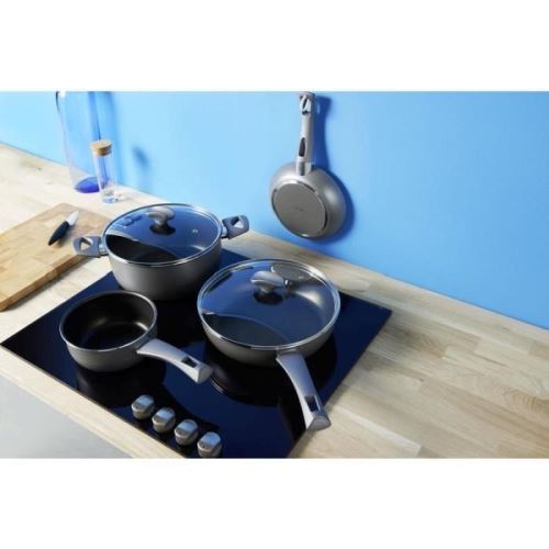 Finlandek faitout - ø 24 cm - aluminium - couvercle en verre finlandek - cuisine 341247