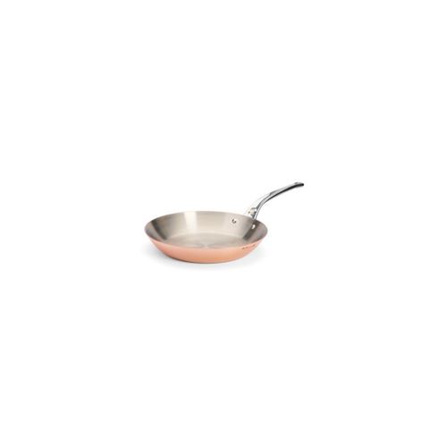 De Buyer Poele Ronde Cuivre Prima Matera Induction - O 28 Cm - Orange Et Gris - Tous Feux Dont Induction