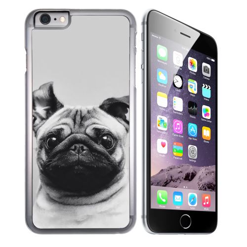 Coque pour iPhone 7 PLUS chien carlin oreilles