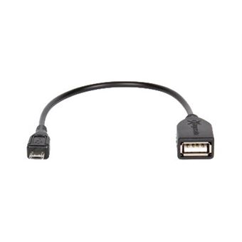 Hamlet XUMICROTG - Adaptateur USB - Micro-USB de type B (M) pour USB (F) - USB 2.0 OTG - 15 cm - 1