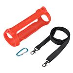 Étui De Protection En Silicone Pour Enceinte JBL Grip - Rouge, Avec Lanière Et Sangles Fixes - Anti-chute, Anti-rayures