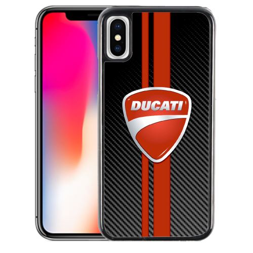Coque pour iPhone XS ducati carbon