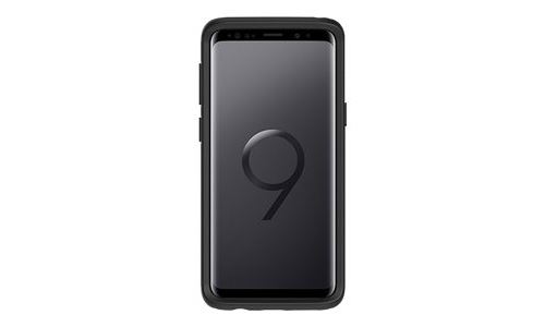 OtterBox Symmetry Series - Coque de protection pour téléphone portable - polycarbonate, caoutchouc synthétique - noir - pour Samsung Galaxy S9