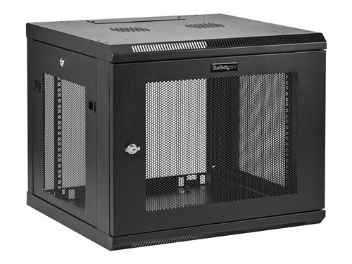 StarTech.com Rack serveur 9U a montage mural Boitier armoire serveur Jusqu'a 52,8 cm de profondeur Armoire reseau Armoire de…