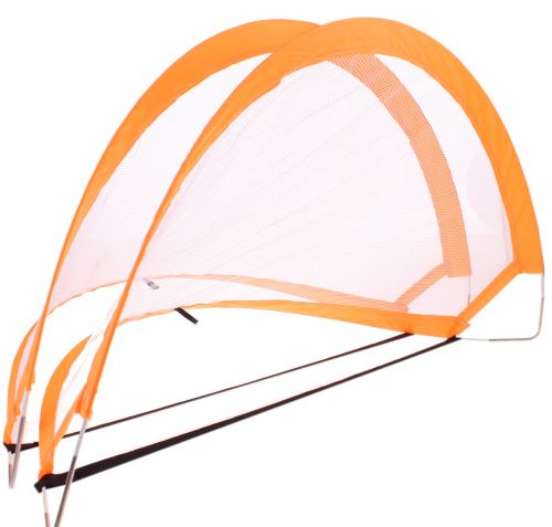 Free and Easy buts de football pop-up orange 2 pièces