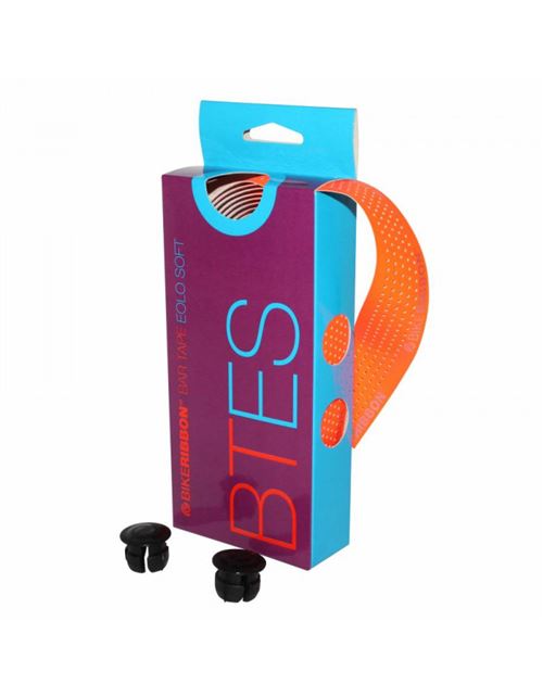 Ruban de guidon bikeribbon eolo soft orange fluo