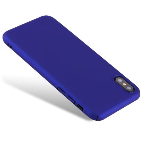Iphone X / Xs Coque Protection Plastique Bleu Als80615