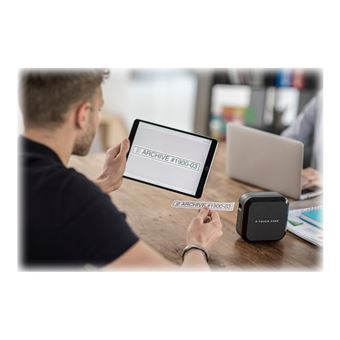 Brother P-Touch Cube Plus PT-P710BT - Imprimante d'étiquettes - transfert thermique - Rouleau (2,4 cm) - 180 x 360 dpi - jusqu'à 68 étiquettes/minute - USB 2.0, Bluetooth - outil de coupe