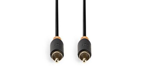 Câble Audio Numérique Mâle Rca Vers Mâle Rca 1,50 M Anthracite Usage Non  Intensif Nedis
