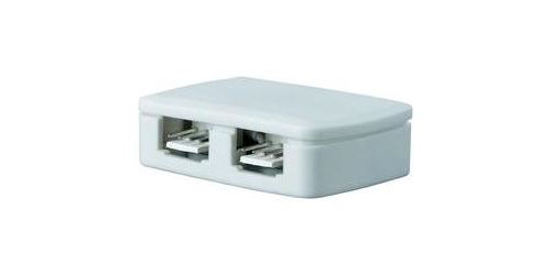 Boîtier de jonction 4 entrèes Paulmann éclairage décoratif YourLed , blanc 70203 Led