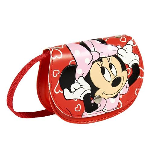 Disney Minnie Mouse Sac à bandoulière 12x9.5x3.5 cm Rouge