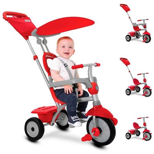 SmarTrike Zip Plus 3 en 1 Tricycle Rouge