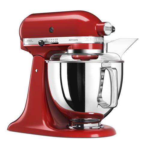 Robot pâtissier Kitchenaid 5KSM125EER couleur Rouge Empire 10 vitesses et capacité de 4,8 litres