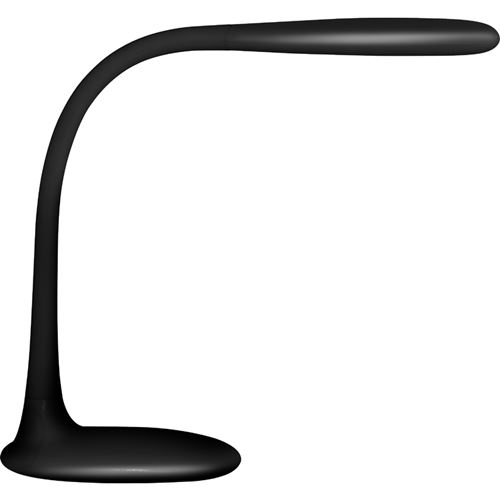 unilux unilux lampe de bureau led lucy, noir noir