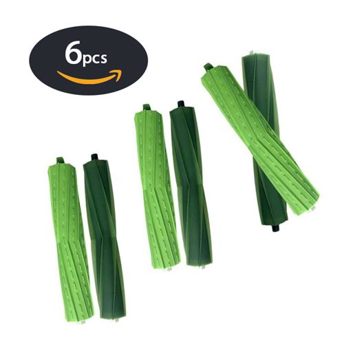Kit de 6 Brosses &agrave; rouleaux pour Aspirateur iRobot Roomba i7 i7Plus E5 E6 E7