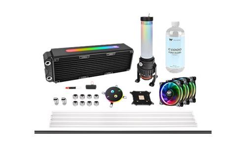 Kit Watercooling &agrave; Monter Thermaltake Pacific M360 Plus D5 RGB (Noir)
